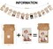 1st Birthday Baby Photo Banner for Newborn to 12 Months And Alphabet ONE Bunting, Alphabet ONE Cake Topper for Baby Show First Birthday Party Decoration